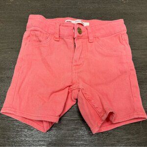 Levi’s Girls Pink “Shorty Short” Heart Pocket Shorts Size 2T